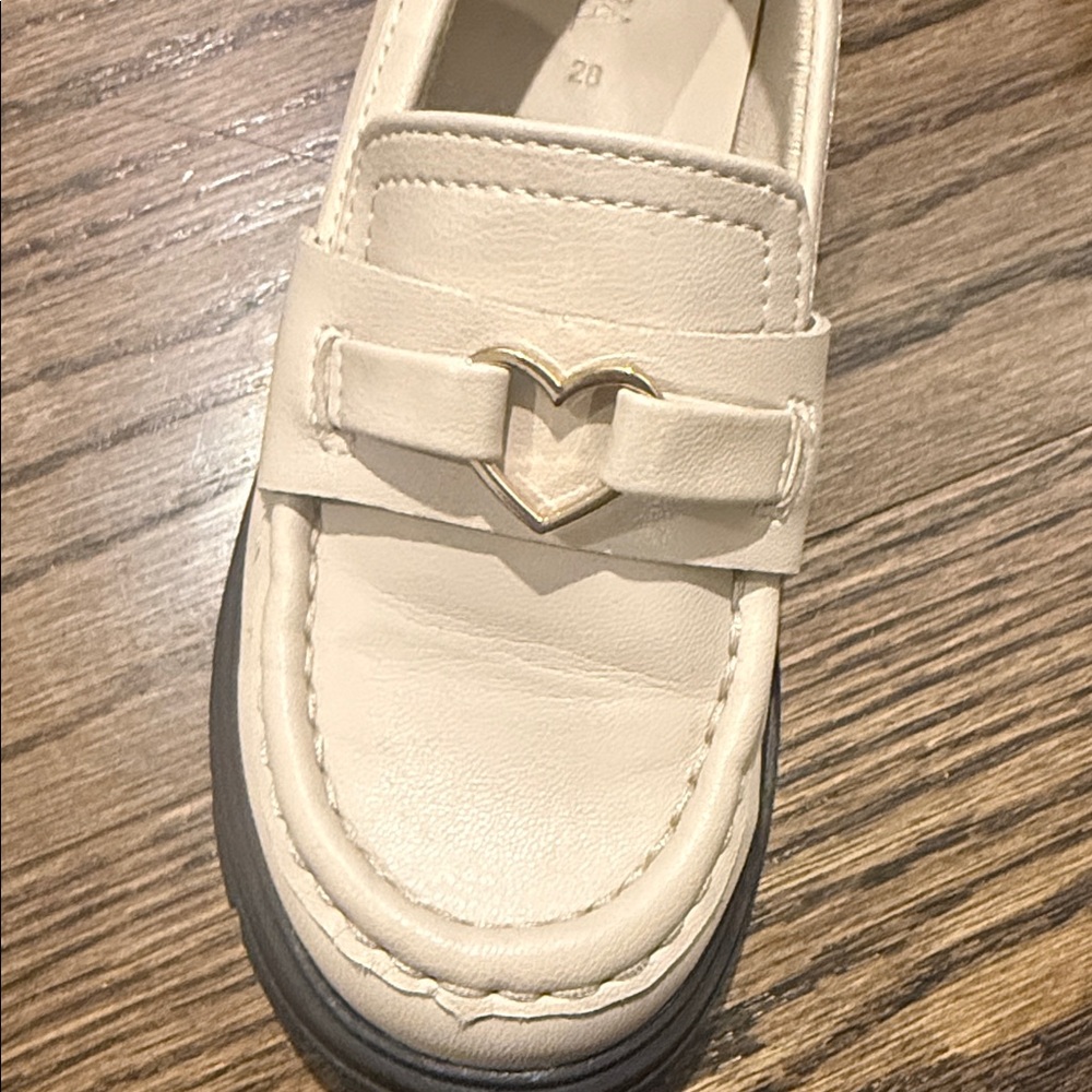 Zara Loafers with Heart Gold Accent - Picture 2 of 6